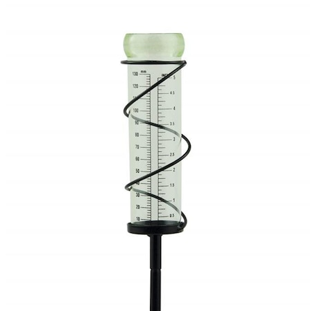 Luster Luster 1646 Rapitest Spiral Metal Rain Gauge with Stake 1646
